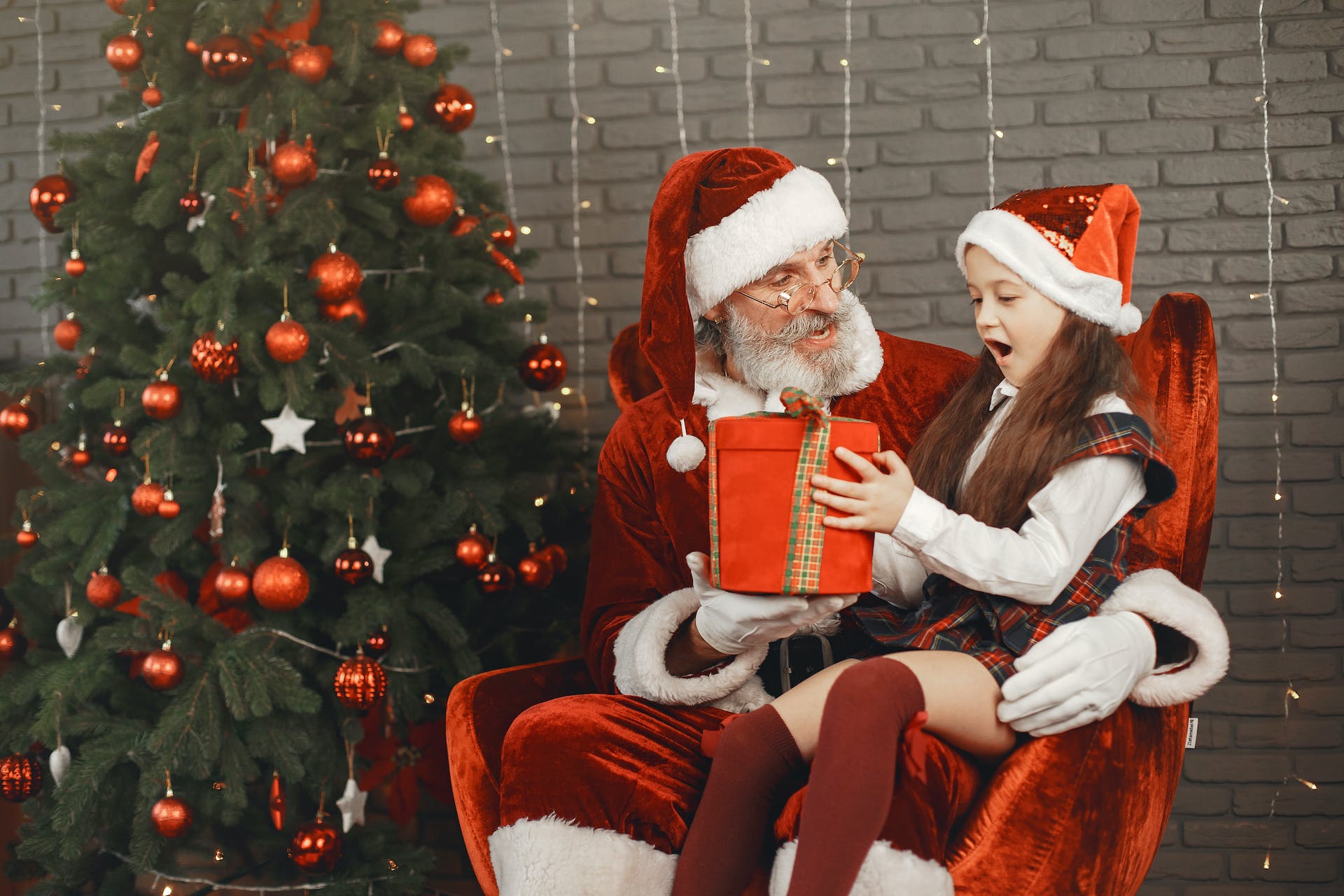 Santa with child
