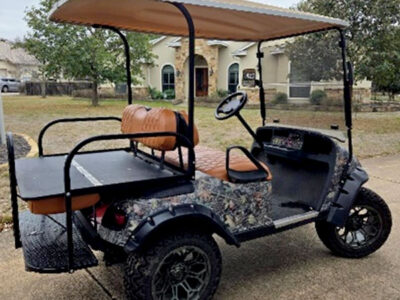golf cart back profile